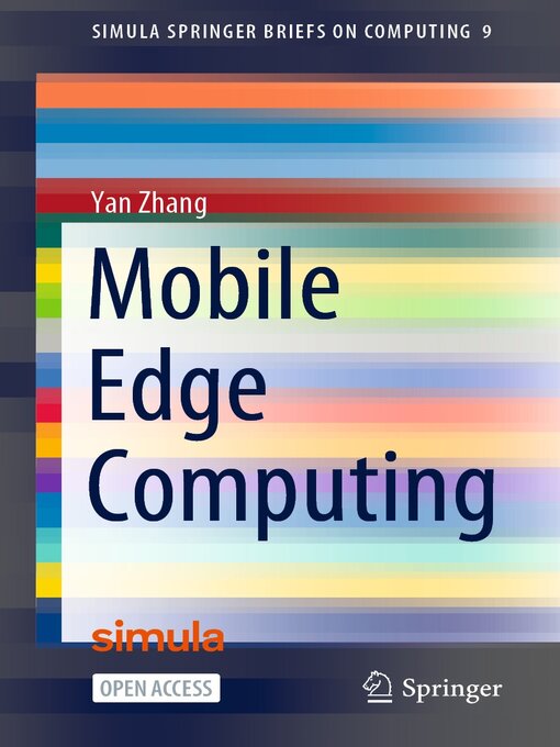 Title details for Mobile Edge Computing by Yan Zhang - Available